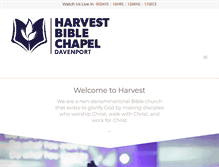 Tablet Screenshot of harvestdavenport.org